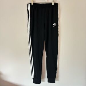 Adidas Big Kids’ Black and White Tracksuit Joggers